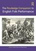 The The Routledge Companion To English Folk Performance Book