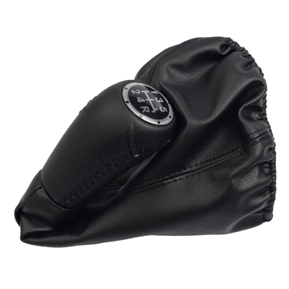 

5 Speed Gear Shift Knob Lever Shifter Stick Gaitor Boot PU Leather Car Accessories For Fiat Punto MK2 188 Manual Transmission 5 Speed