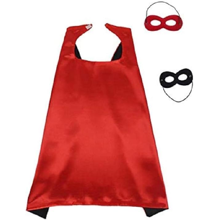 Hero Capes and Mask for Kids Role Playing Halloween Costumes Birthday Party Dress up