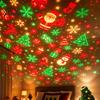 Winterwunderland Deckenleuchte Weihnachts-Projektor Nachtlicht, Mehr Muster LED Lampe für Wand, Weihnachtsmann Stecker-Dekorationen Baum Schneeflocke Elch