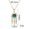 Titanium Steel Star Necklace for Women Planet Moon Astronaut Pendant Necklaces Jewelry Gifts