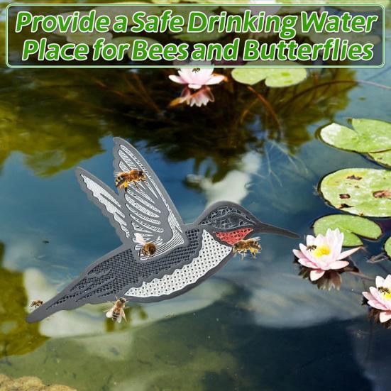 Bee Water Station Floating Pollinator Island Bee Drinking Station Honeycomb Design Floating