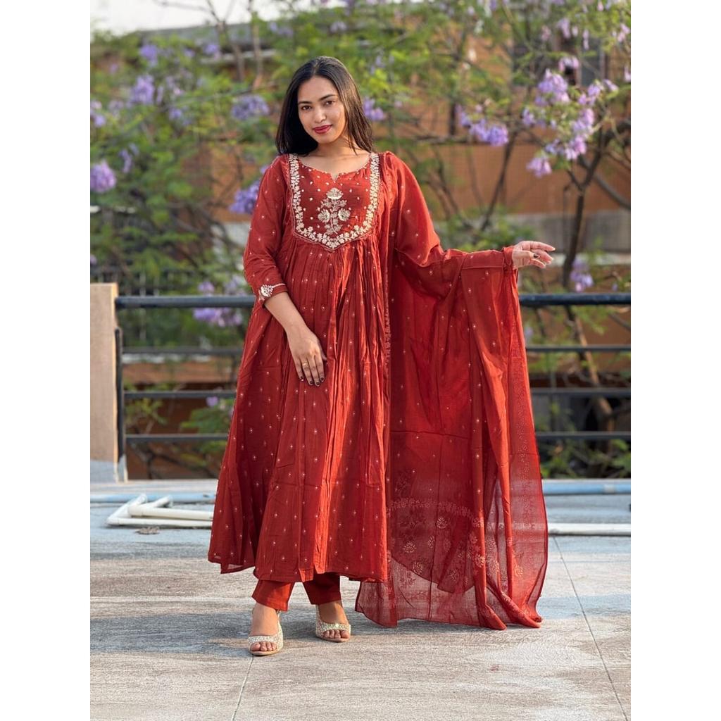 Party Wear Bollywood Tunic Kurti Pant Dupatta Set Indian Designer Salwar Suit SC-2337