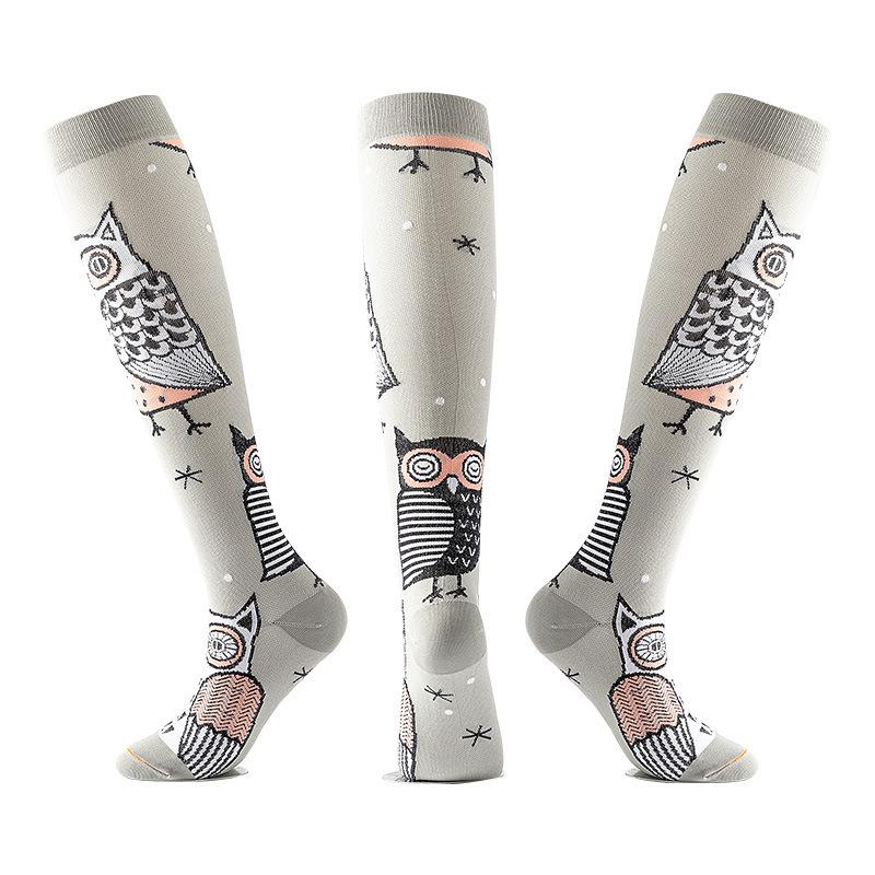 Men Women Stocking Socks Halloween Festival Sports Muscle Socks Soft Comfortable Leg Protection Pressure Compressing Funny Socks