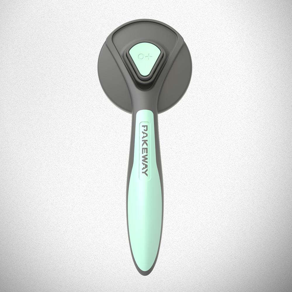 Hair Comb For Cats Self-Cleaning Hair Removal Slicker Brush Shedding Dog Brush Grooming Skin Friendly Cat Comb Stainless Steel