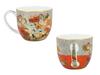 Set of 2 Cups with Saucers Van Gogh Roses Carmani Gift Set