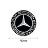 AAL1 4 Pieces 75mm Car Wheel Center Hub Caps Cover for Mercedes-Benz W166 W167 W177 W213 X205 GLC/GLE/ML-class Decorate Accessories