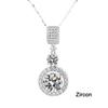 Real 6 Carat Moissanite Pendant Necklace for Women Men 18K Plated S925 Sterling Silver Wedding Neck Chain Jewelry GRA