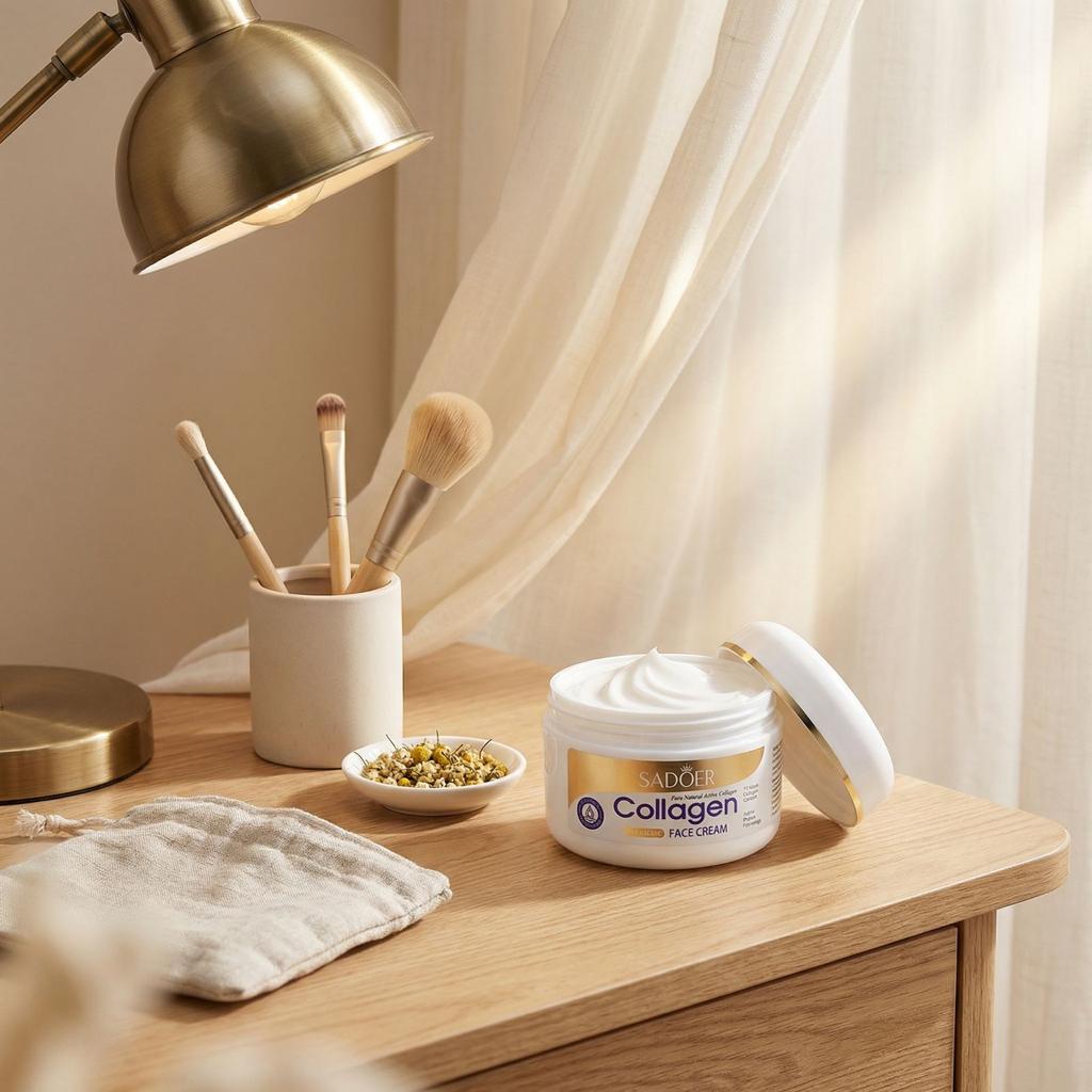 Collagen-based Facial Cream, Moisturizing Facial Cream, Nourishing, Even Skin Tone