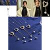 Elegant Heart Shaped Crystal Necklace With Pearl Accents In Stylish Designs For Women