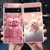 Чохол для телефону для Google Pixel 9 8 7 6 5 4 4XL М'який ТПУ 7A 6A 5A 4A 3A Pro XL 5G Прозорий Корпус Миле Маленьке Цуценя Fundas Сумка
