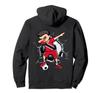 Funny Dancing Boy Soccer Player Trinidad and Tobago Soccer Fan Jersey Trinidad Flag Dabbing Boy Hoodie