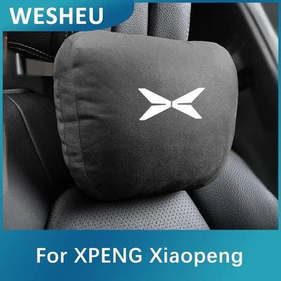 Car Styling For XPENG Xiaopeng P7 P7i G3 G6 G9 2021 2022 2023+ Car Breathable Lumbar Headrest Neck Pillow Waist Back Support