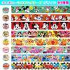Masking Tape Disney-Figurendesign 8 Sorten x 3 von jeder 24 Stück insgesamt geeignet für Länge 2m Breite Masking Tape Schreibwaren Verpackung Dekoration