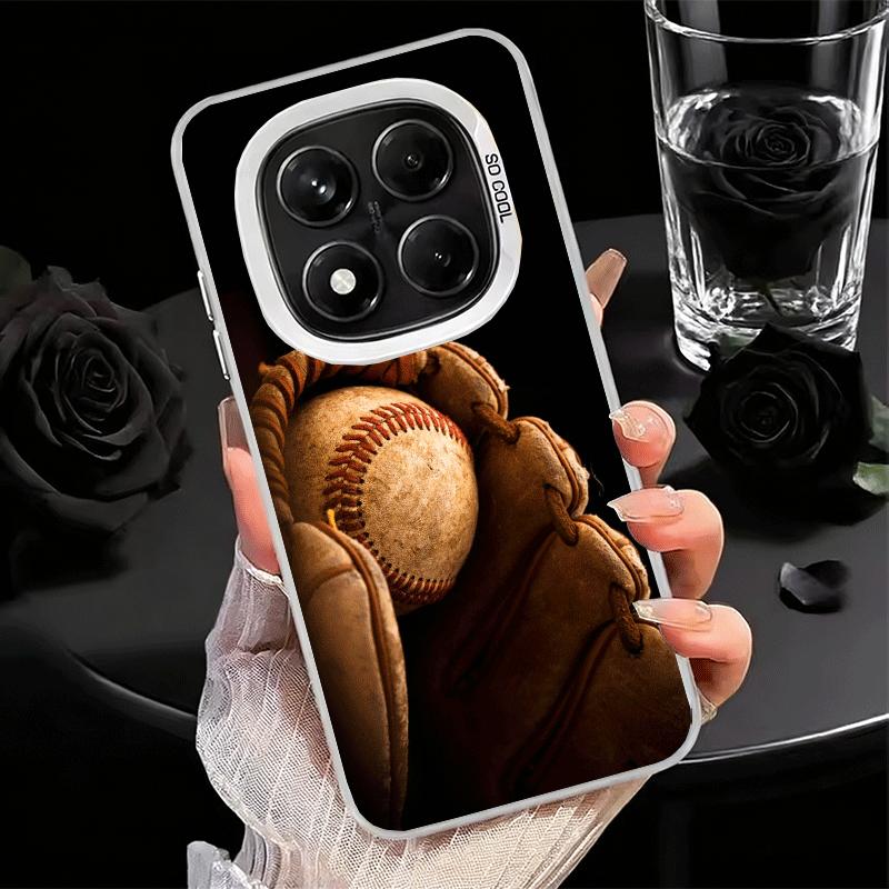 Baseball Sport Soft Phone Case for Samsung Galaxy S24 S25 FE S26 Edge S23 Ultra S22 Plus S21 + Shockproof Cover Back Shell