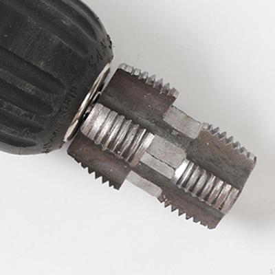 Jeu de tarauds NPT pour perceuse électrique Rénovation de maison Coupe-fils 1/2 po 3/4 Entretien Plomberie