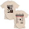 The Weeknd Album Hurry Up Tomorrow T-shirts Vintage HURRY UP TOMORROW Women_Men Funko Pop Clothing Hip Hop Streetwear Oversized Tshirt