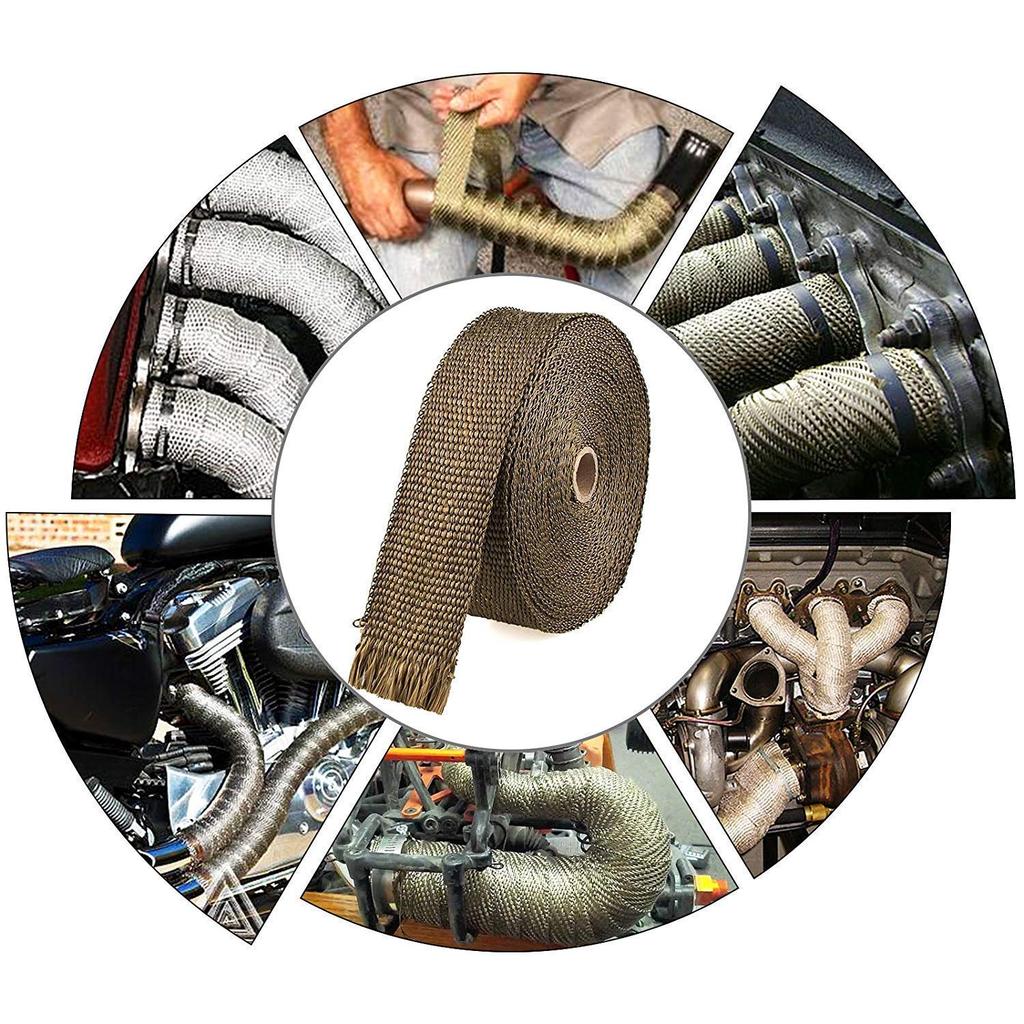 SMARCY Heat Resistant Cloth Auto Motorcycle Thermo Vantage Heat Resistant 1600 Degree Fiber Basalt