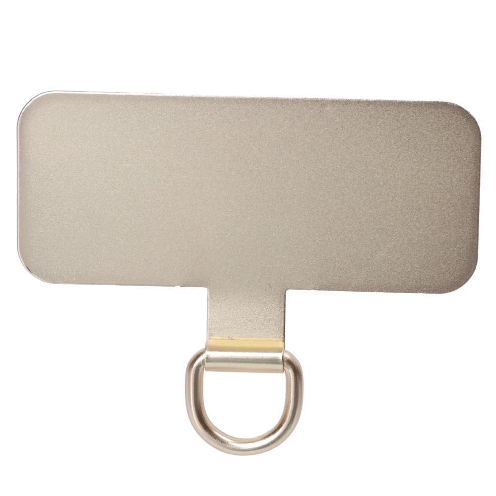 4/1PCS Ultra Thin Stainless Steel Phone Tether Tab Universal Cellphones Lanyard Patch Gasket Hang Rope Straps Metal Card Clip