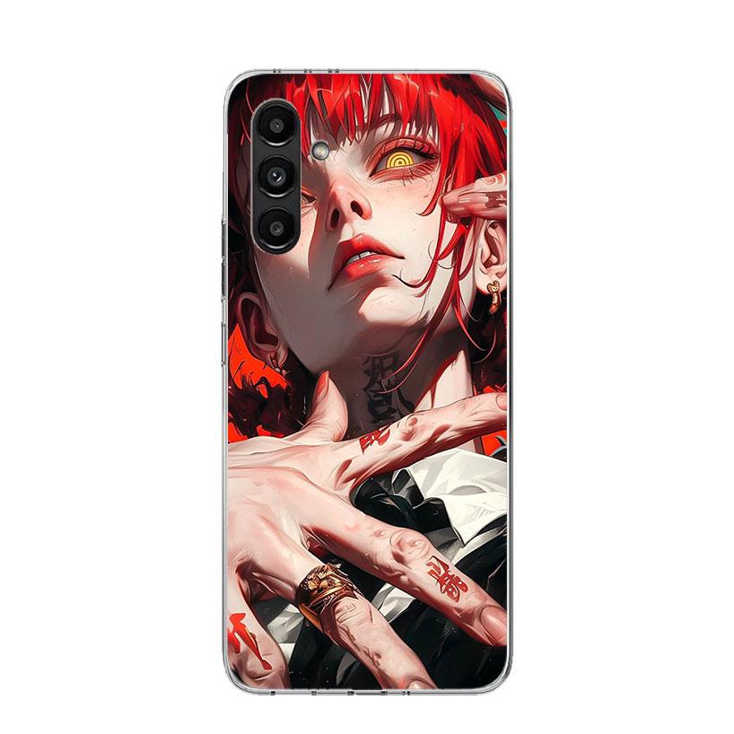

C-Chainsaw Mans Makima Phone Case For Samsung Galaxy A17 A16 A14 A15 A13 A57 A56 A54 A55 A53 A37 A36 A34 A35 A33 A26 A24 A25 A23 Samsung A15