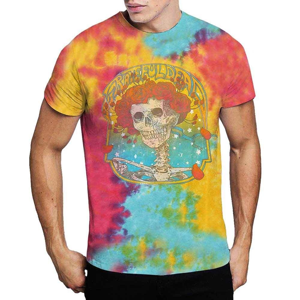 Grateful Dead Unisex T-Shirt: Bertha Frame (Dip-Dye) (Medium) 3XL