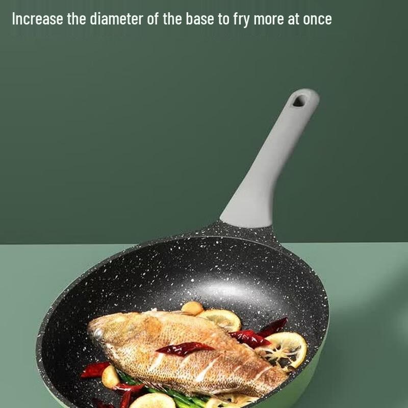 COOKER KING 26cm Bamboo Green Stone Non-stick Frying Pan