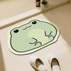 Cartoon Lazy Cat Bath Mat Super Absorbent Non-Slip Quick Dry Floor Rug Cute Cat Shaped Doormat for Bath Bedroom