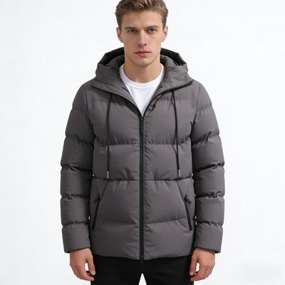 Men's Winter New Foreign Trade Cotton Jacket 6XL Loose Short Hooded Cotton Coat Casual Puffer Jacket Trendy Outerwear