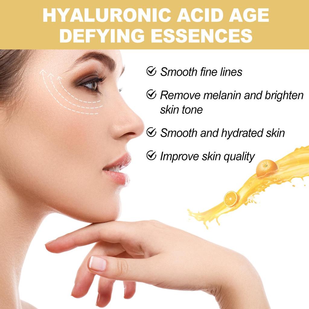 EELHOE hyaluronic acid firming essence, moisturizing, firming, lifting, improving skin texture, daily skin rejuvenation care 1set
