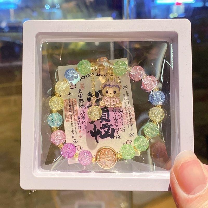 

Дофамин Детский Сладкий и Милый, Чисто ручной работы Регулируемый браслет, Изысканный подарок Purple