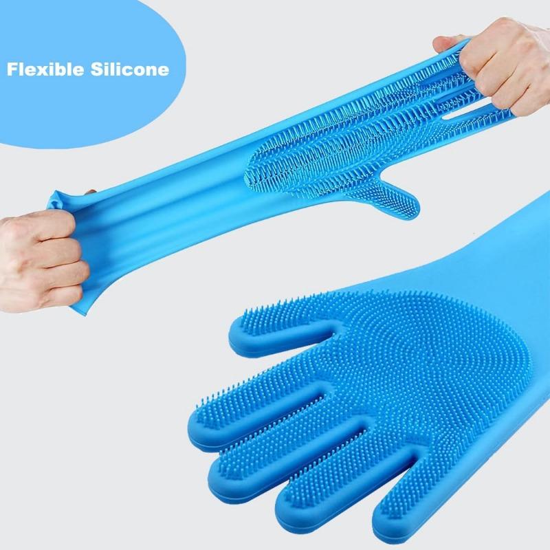 Heißer Verkauf Badezimmer Hund Katzen Badebürste Massagehandschuhe Weichgummikamm Haustierzubehör Für Katzen Dusche Reinigungswerkzeuge Lieferanten