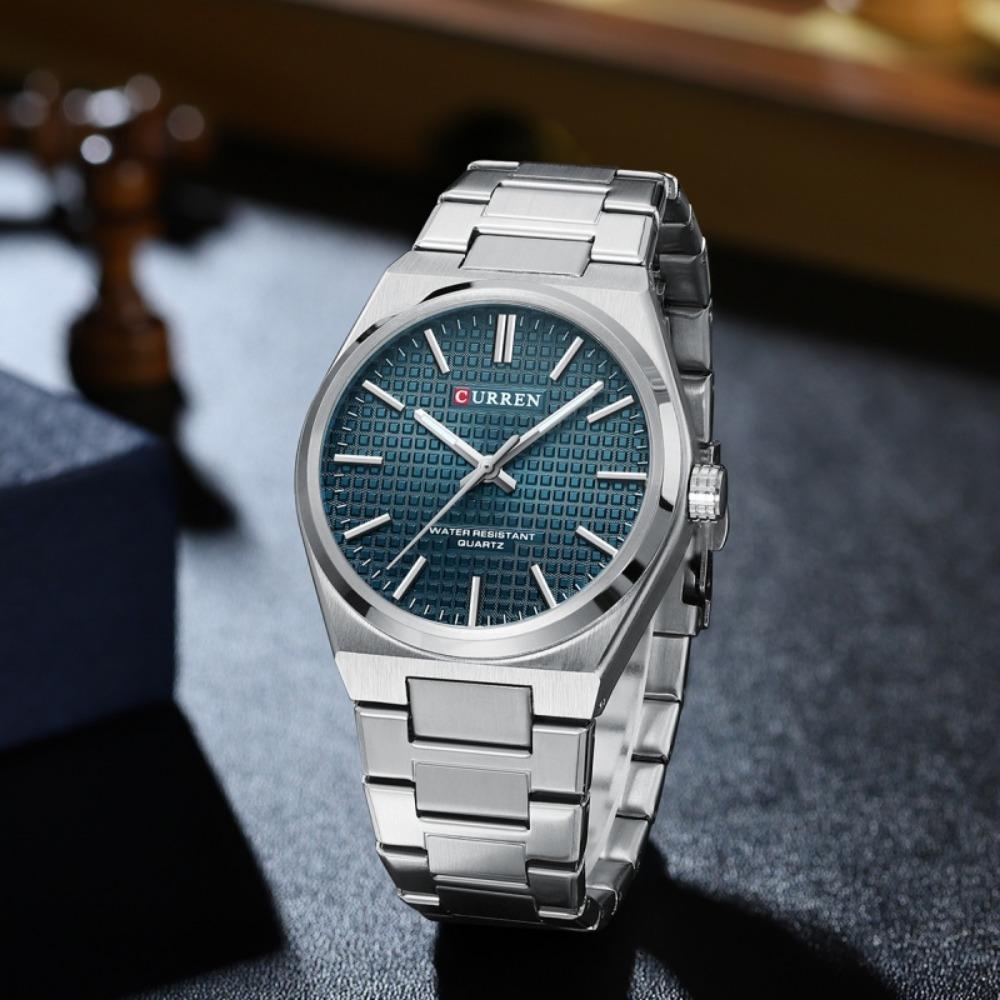 CURREN 8439 Top Brand Men's Watch Luxury Business Waterproof Stainless Steel Military Quartz Men's Watches