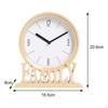Desk Clocks, Easy to Read Decorative Mantel Clocks for Family Not , Vintage Style Clock