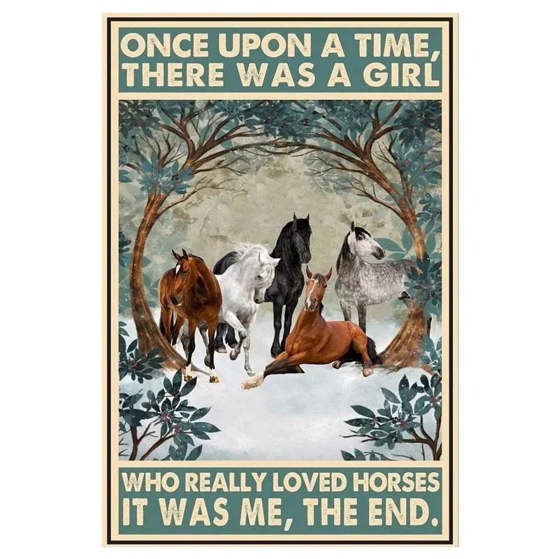 Metal Tin Signs Plaque A Girl Loved Cat Wall Decoration Vintage Iron Painting Art Posters for Man Cave Home Cafe Garden Club