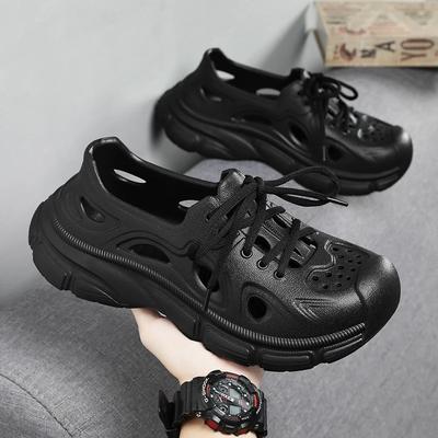 Summer Men Sandals Lightweight EVA Man Slippers Fashion Male Clogs Garden Shoes Outdoor Casual Beach Shoes Walking Sneakers