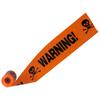 Halloween Caution Tape for Yard Decors Self Adhesive Safety Sign Warning Tape for Workplace Festival Layout Warning Sign