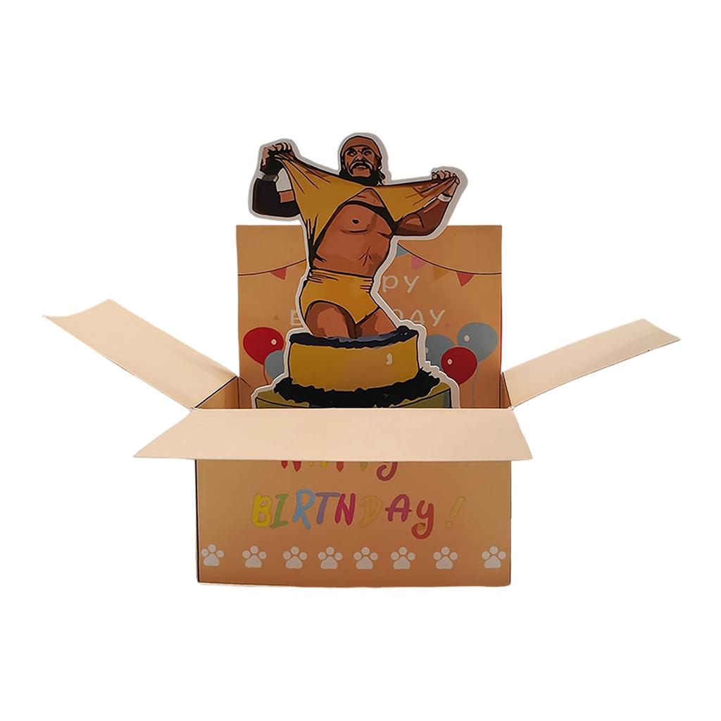 10-pack Of Fun 3D Birthday Cards With Funny 3D Characters To Surprise Your Friends With Unique Greeting Cards