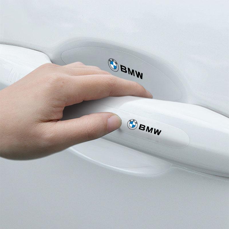 8Pcs Transparent Car Door Handle Bowl Anti Scratch Protective Sticker For BMW E36 E46 E90 E70 E91 G20 X1 E60 F10 F30 E39 F20 E87