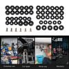 58 Pcs Bathtub Faucet Repair Set Flat and Beveled Faucet Washers Repair Kit Rubber O-ring for Kitchen Tap Or Bathroom Sink Leak