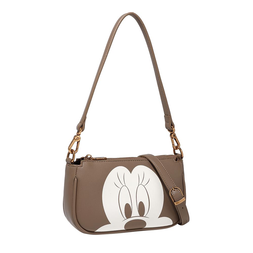 New Disney Mickey Series PVC With Polyester Shoulder Bag Regular Women's Night Black/Coffee/Milk Coffee BMK-71671B