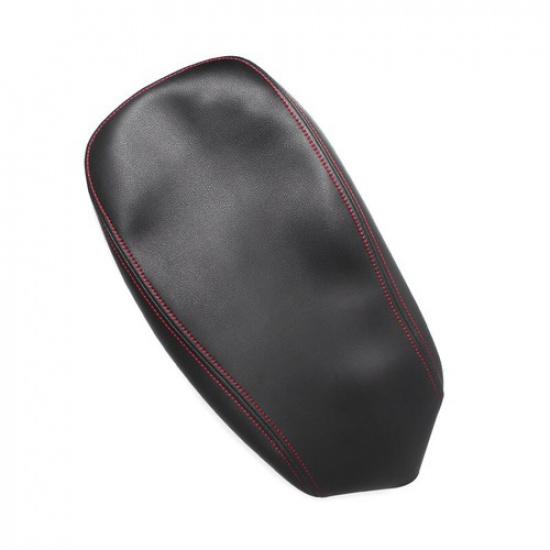 For Toyota Avalon 2013-2018 Center Console Lid Armrest Cover Black Leather+Red