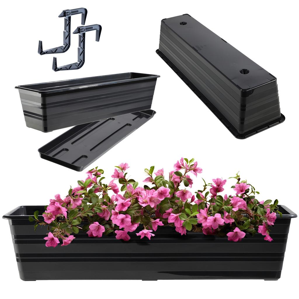 KADAX Skrzynka Balkonowa Doniczka Z Uchwytami  