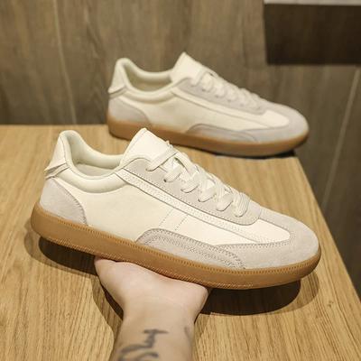 Genuine Leather Men Shoes Flat Casual Fashion Retro Training Shoes Outdoor Comfortable Athletics Sport Shoes Male Sneakers