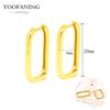 925 Silver Ear Needle Fashion Light Luxury Gold hoop earrings Classic Retro Collection earrings for women Jewelry Gift