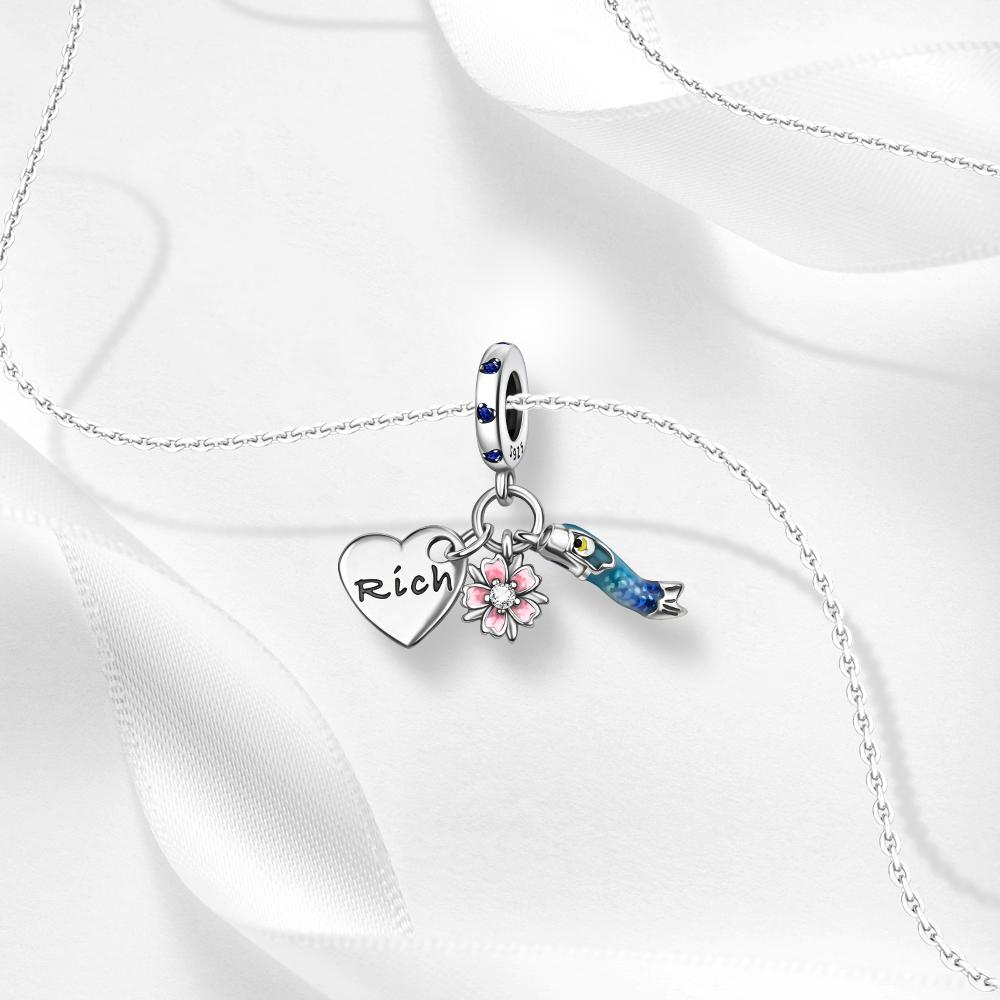 Ozean Serie 925 Silber Qualle Krebs Seepferdchen Anhänger DIY Armband Halskette Party Geschenke für Damen Herren