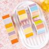 2 Rolls Paper Label Sticker Color/Light Color Self-adhesive Oil-proof Waterproof Handwritten Name Classification Index YMY