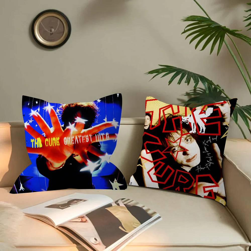 The Cure Rock Band Office Cushion Pillowcase Car Cushion CoverXCM Lumbar Pillowcase Sofa Pillowcover