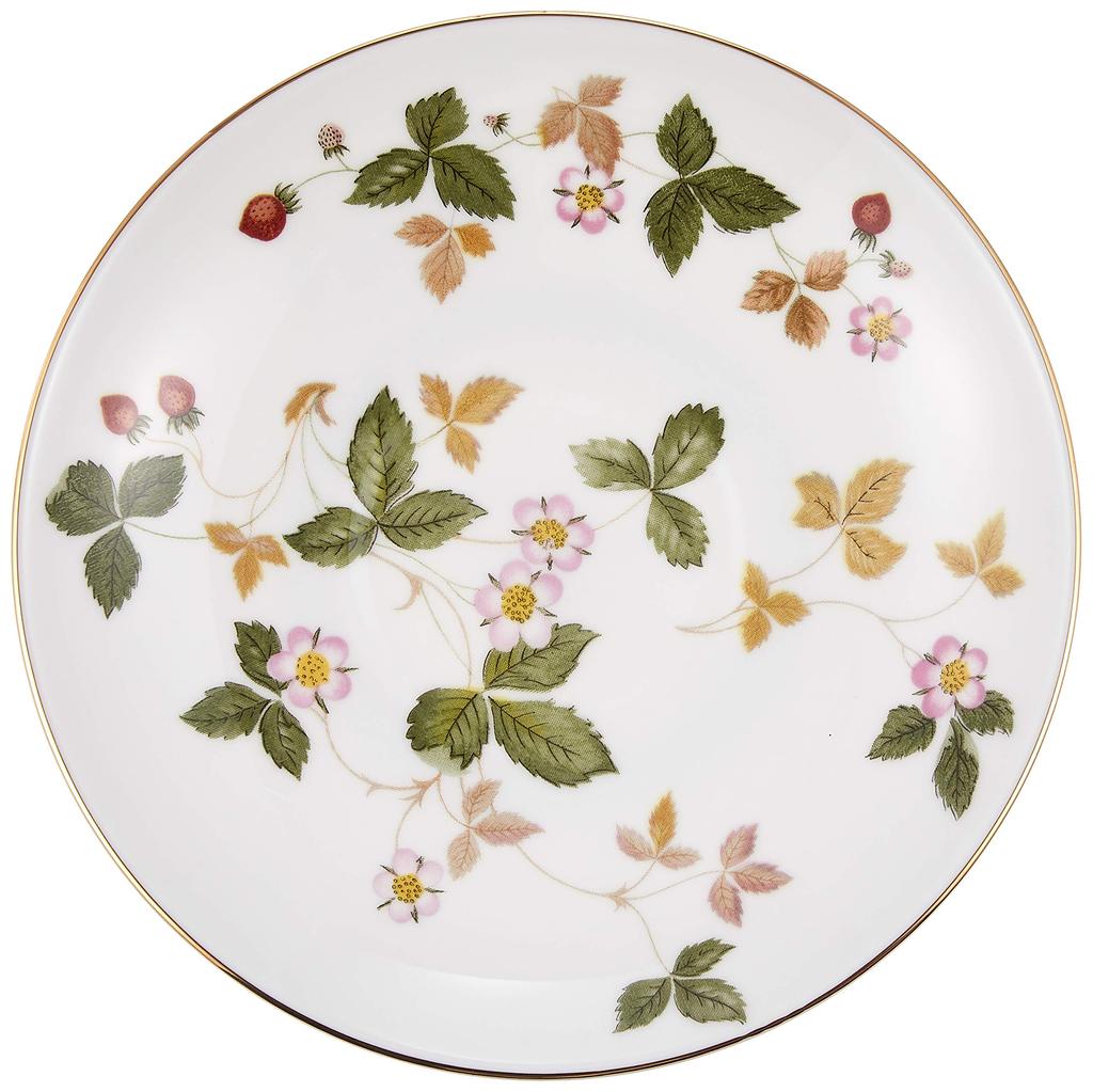 Wedgwood Wild Strawberry Porcelain Teacup and Saucer In Peony (Parallel Import)