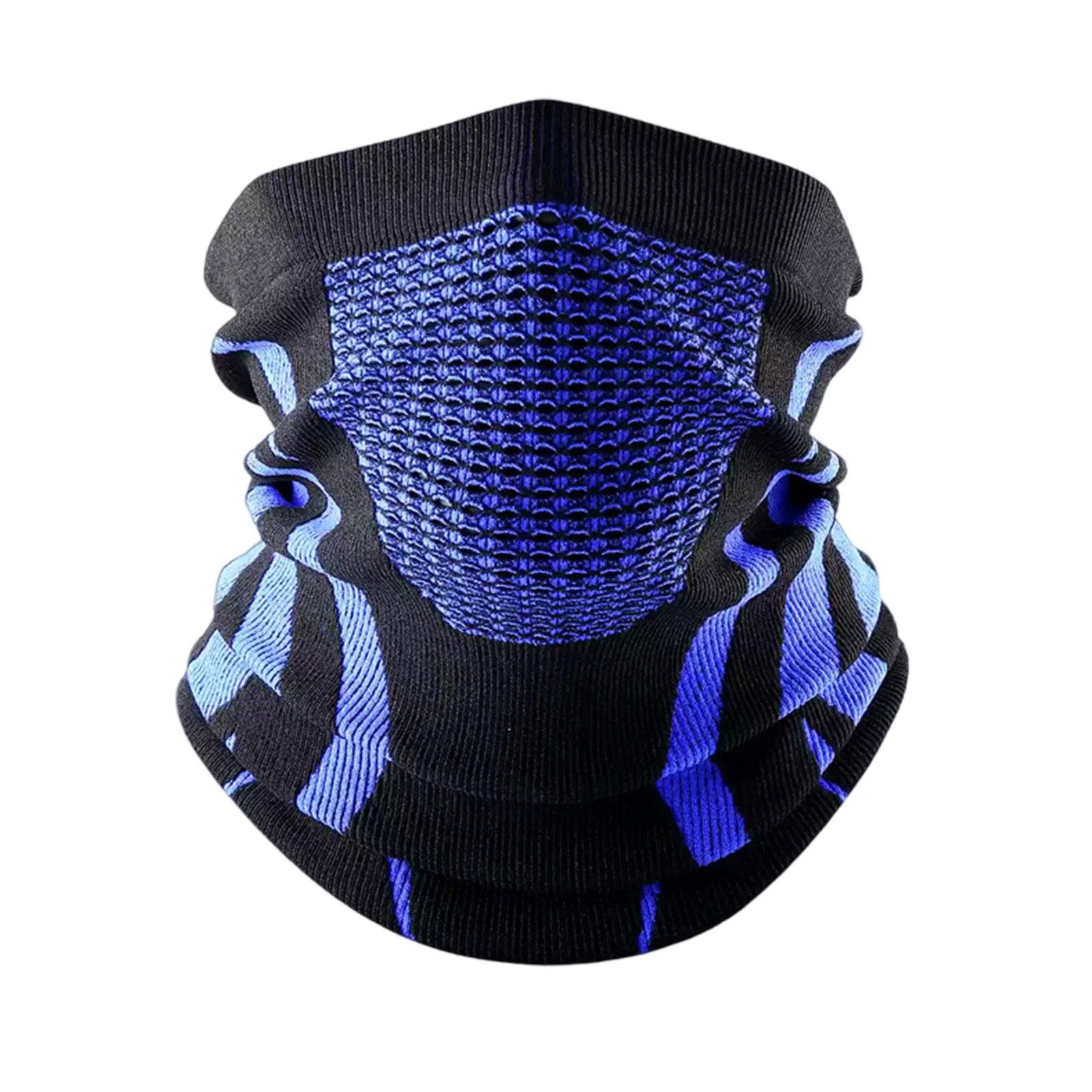 

Polyester Knitted Cycling Face Mask Warm And In Cold Weather High Elasticity Headscarf