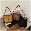 Suede Retro Small Bag Women's 2025 New Trendy Fashion Simple Shoulder Underarm Bag Messenger Bag Bucket Bag